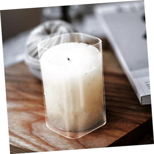 Clear Candle Holder Sleeve for Home Decor and Events