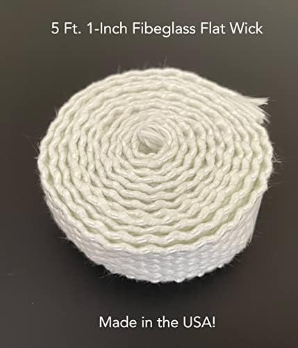 Firefly Fuels Flat Fiberglass Wick 5ft x 1in