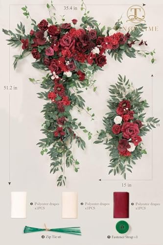 TINGE TIME Artificial Flower Arch Kit Pack of 5
