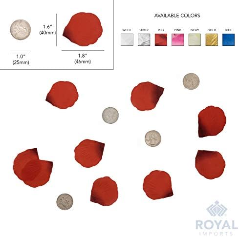 Royal Imports Artificial Ivory Silk Rose Petals 1000 PCS