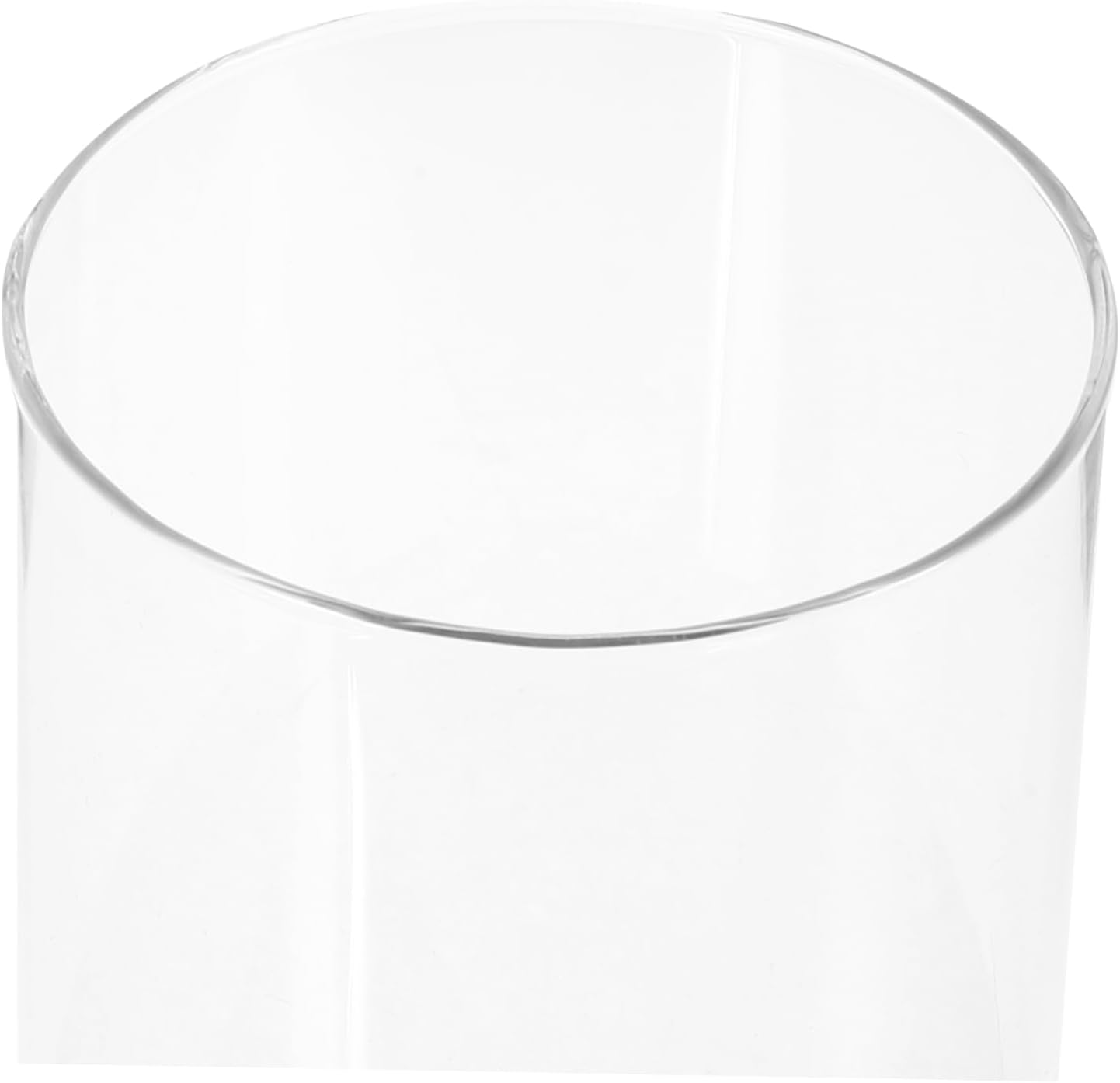 VOSAREA 2pcs Glass Candle Holder Covers for Wedding Decor