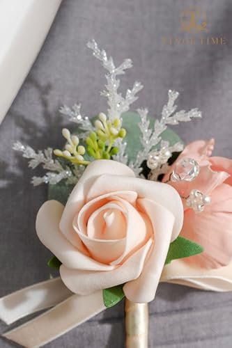 TINGE TIME Sakura Pink Boutonniere Set