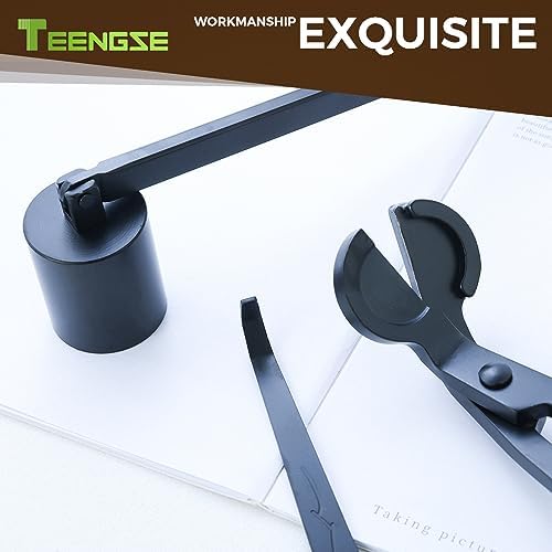 3 in 1 Candle Accessory Set Black