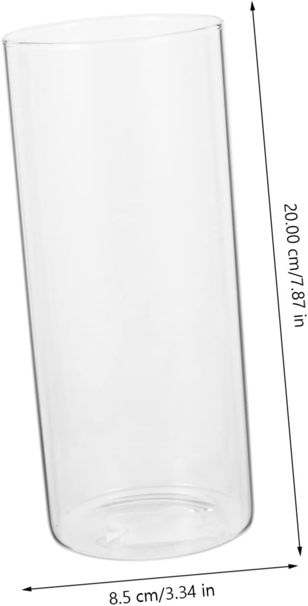 3Pcs Glass Cylinder Vase for Flowers and Decor 1