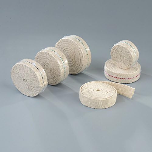 12 Inch Flat Cotton Oil Lamp Wick 6 Foot Roll