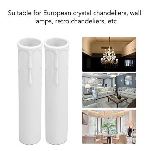HERCHR Candle Drip Sleeves 20PCS E12 Socket Covers