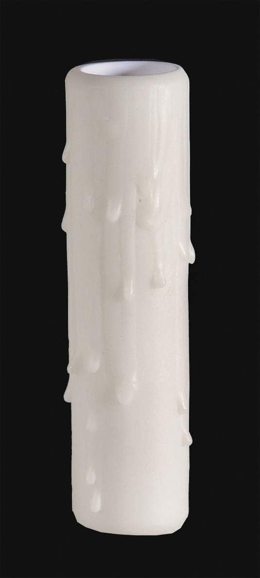 BP Lamp 5 Inch Ivory Poly Candle Cover