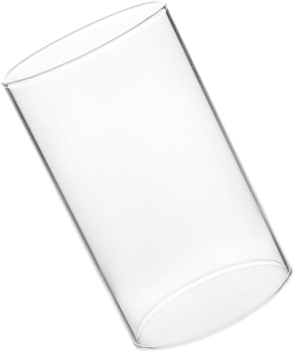 VALICLUD Clear Glass Candle Holder Sleeve for Home Decor