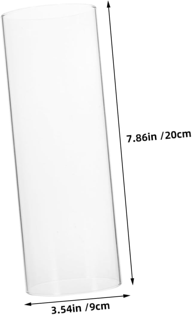 Zerodeko Glass Candle Lampshade Votive Holder Windproof Cover