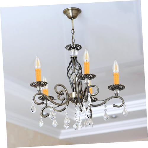 NUOBESTY 20 Pcs Lightweight Plastic Candle Sleeves for Chandeliers and Events