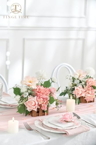TINGE TIME Artificial Wedding Centerpieces Set of 2