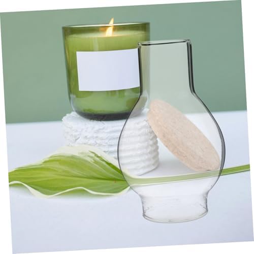 Zerodeko Clear Glass Candle Holder Sleeve for Pillar Candles 1