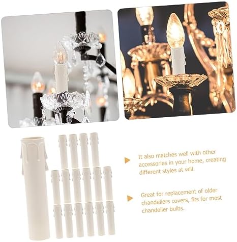 IMIKEYA Candle Covers for Chandeliers 20pcs