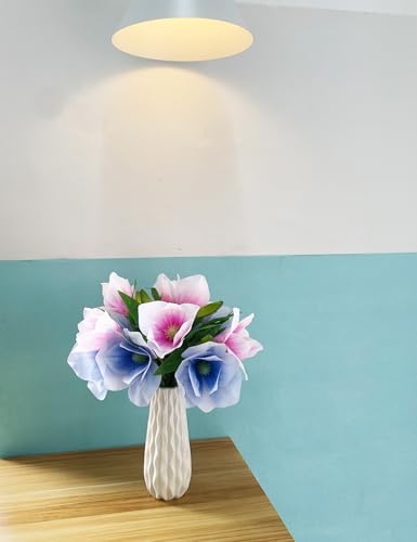 Realistic Artificial Magnolia Flower Stem Set