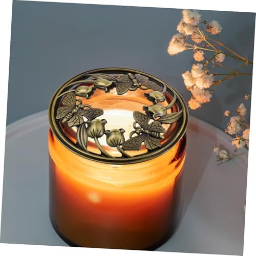 Ipetboom Candle Covers Sleeve Jar Candle Toppers Aromatherapy Shield