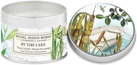 Michel Design Works Soy Wax Candle in Travel Tin By the Lake
