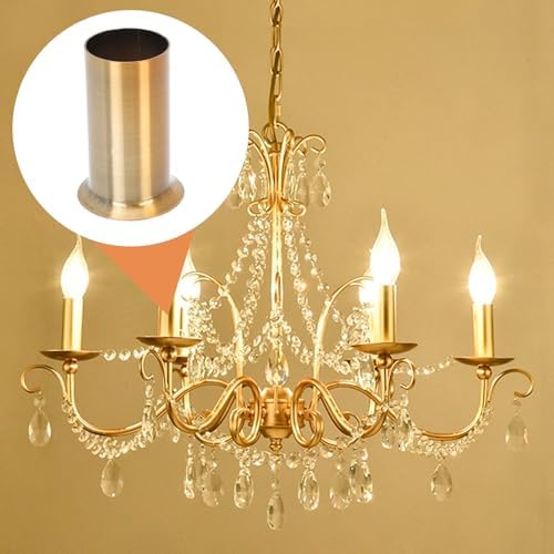 10Pcs Iron Candle Covers for Chandeliers