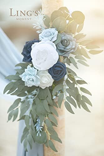 Lings Moment Artificial Wedding Arch Flowers Kit