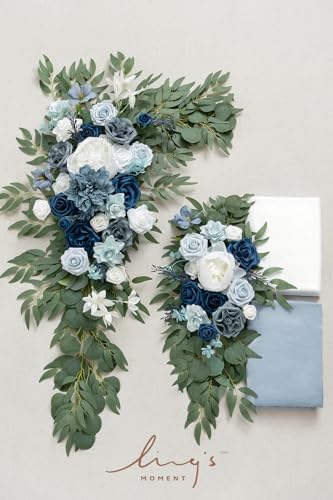 Lings Moment Artificial Wedding Arch Flowers Kit