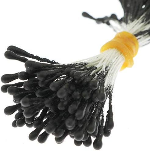 Lind Kitchen Artificial Pearlized Flower Stamen - 400PCS Matte Black