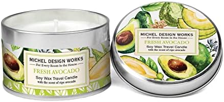 Michel Design Works Travel Tin Soy Candle - Fresh Avocado