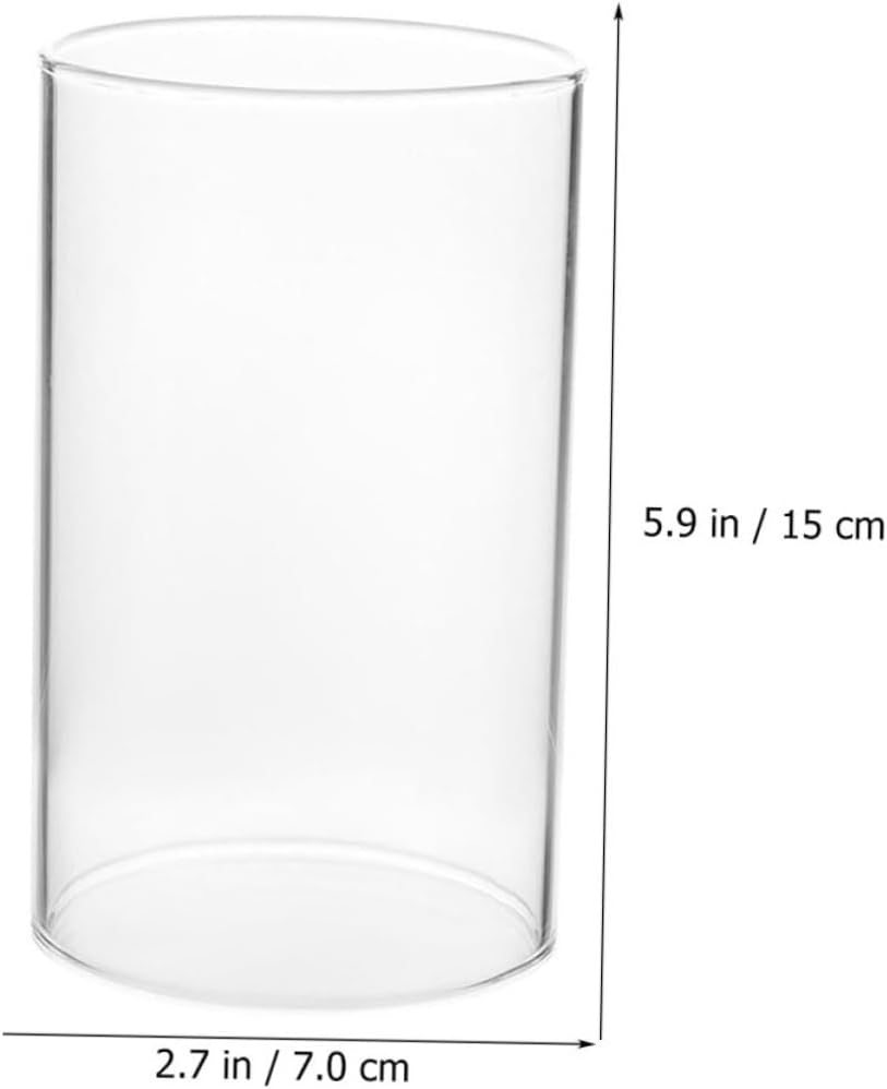 Clear Glass Candle Holder Sleeve for Pillar Candles