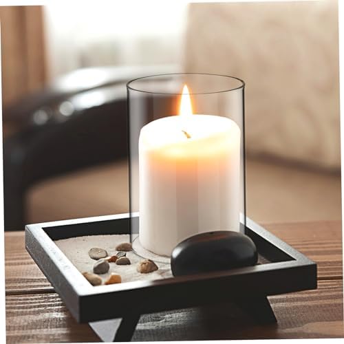 2pcs Glass Candle Covers for Taper Candles with Open Ends Nautical Holder