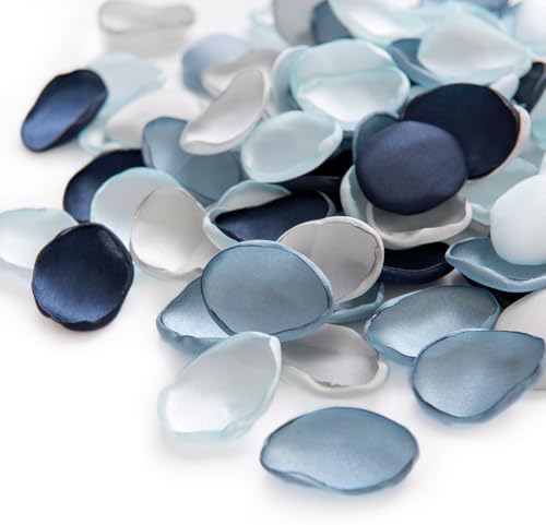 Lings Moment Dusty Blue Navy Rose Petals 400pcs