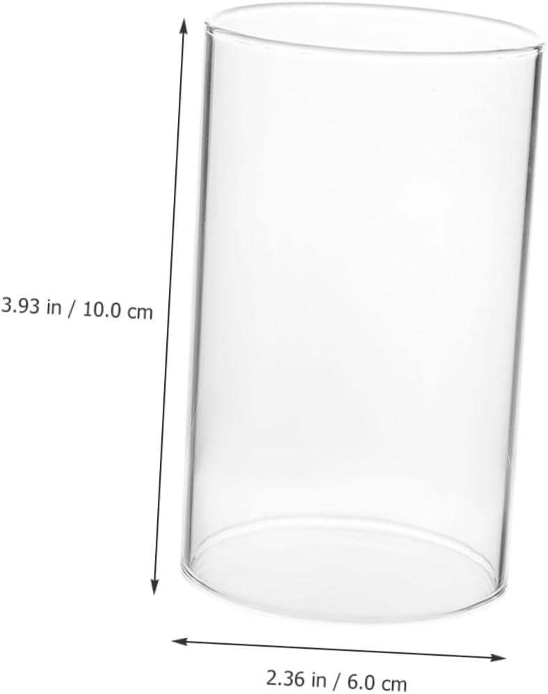 Glass Candle Holder Sleeve for Home and Desktop Decoration