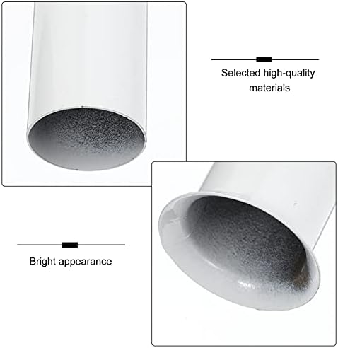 12pcs Metal Candle Sleeves for Chandeliers White