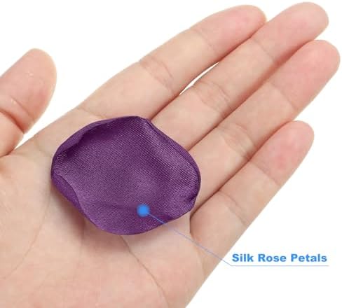 PATIKIL Purple Silk Rose Petals 300 Pcs Wedding Decor
