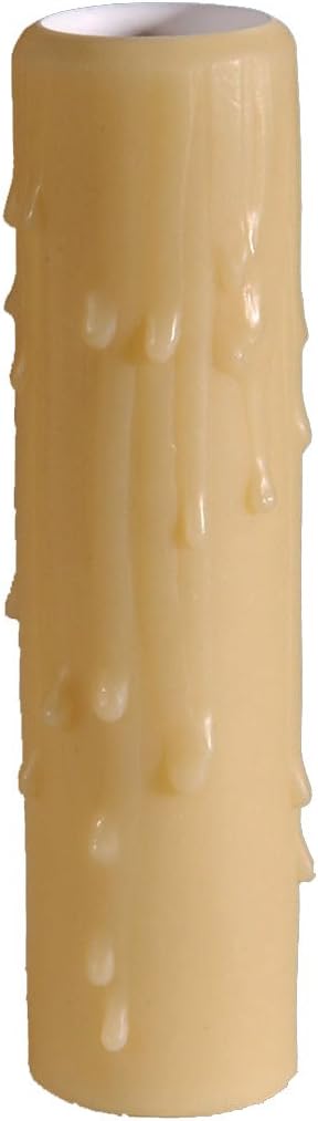 BP Lamp 3 12 Ht Gold Poly Candle Cover