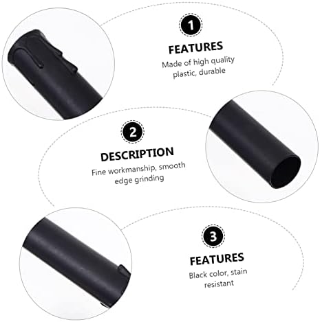 20pcs Plastic Candle Sleeves for Chandelier Socket Covers Teardrop Design