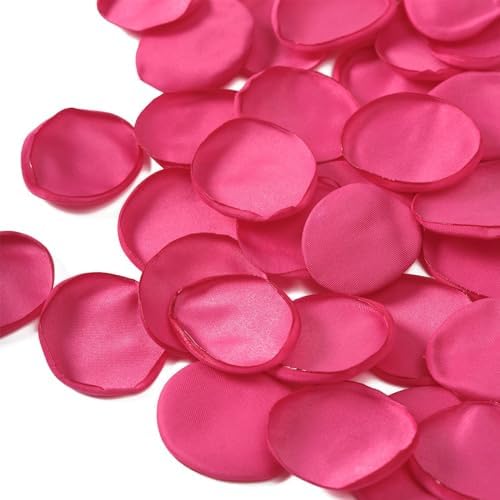 TINGE TIME Hot Pink Artificial Rose Petals 200pcs