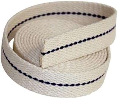 12 Inch Flat Cotton Oil Lamp Wick 6 Foot Roll