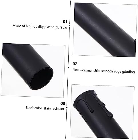 20pcs Plastic Candle Sleeve Covers for Chandeliers Black Teardrop Design Reusable