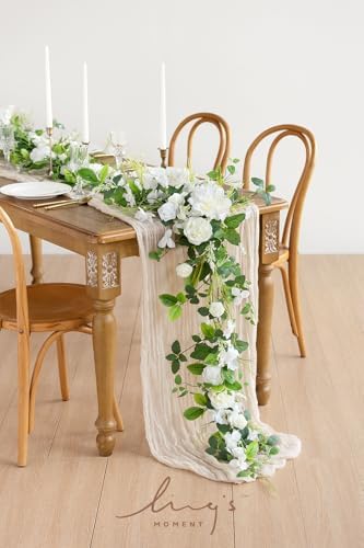 Lings Moment 6FT Eucalyptus Rose Flower Garland