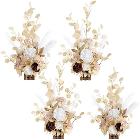 Lings Moment 175 Tall Artificial Flowers Arrangements 4pcs Wedding Decorations