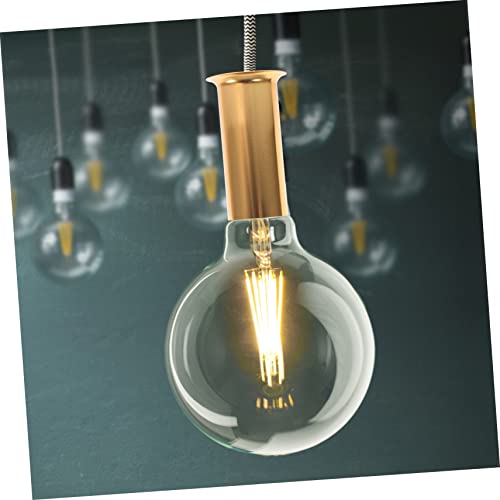 6Pcs Golden Candle Covers for Chandelier Light Fixtures