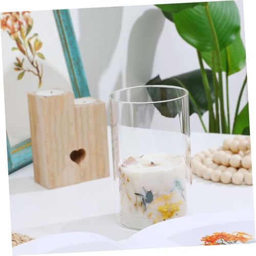 PRETYZOOM Hurricane Glass Cylinder Candle Holder for Pillar Candles