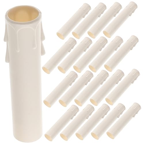 20pcs Decorative Candle Sleeves for Chandelier Socket Covers