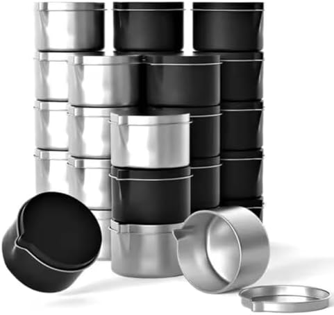 Ryaner 11PCS 2oz Candle Tins With Pour Spout Lids