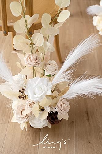 Lings Moment 175 Tall Artificial Flowers Arrangements 4pcs Wedding Decorations