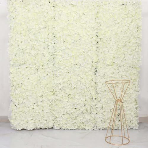 Efavormart 4 Piece Cream Silk Hydrangea Flower Decor Wall