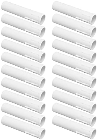White Candle Covers 20pcs E12 Socket Sleeves for Chandeliers