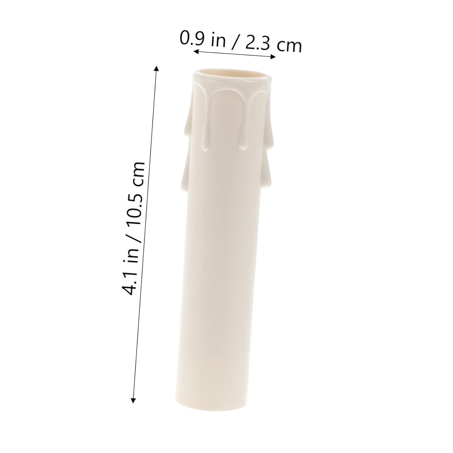 POPETPOP 20pcs Plastic Candle Socket Covers for Chandeliers and Candelabras