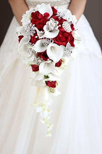 IFFO Bridal Bouquet with Calla Lilies and Roses