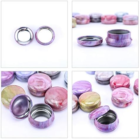 Rolin Roly 12Pcs Mini Aluminum Candle Travel Tins