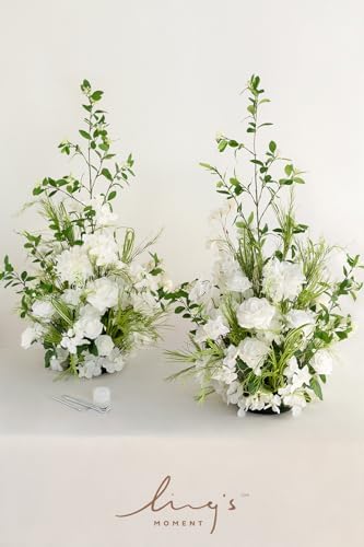Lings Moment 41 Inch Tall Free Standing Wedding Aisle Artificial Flowers