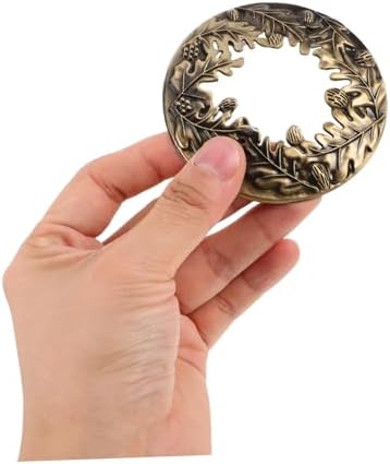 COHEALI Pinecone Candle Topper Sleeve Antique Zinc Alloy Decor